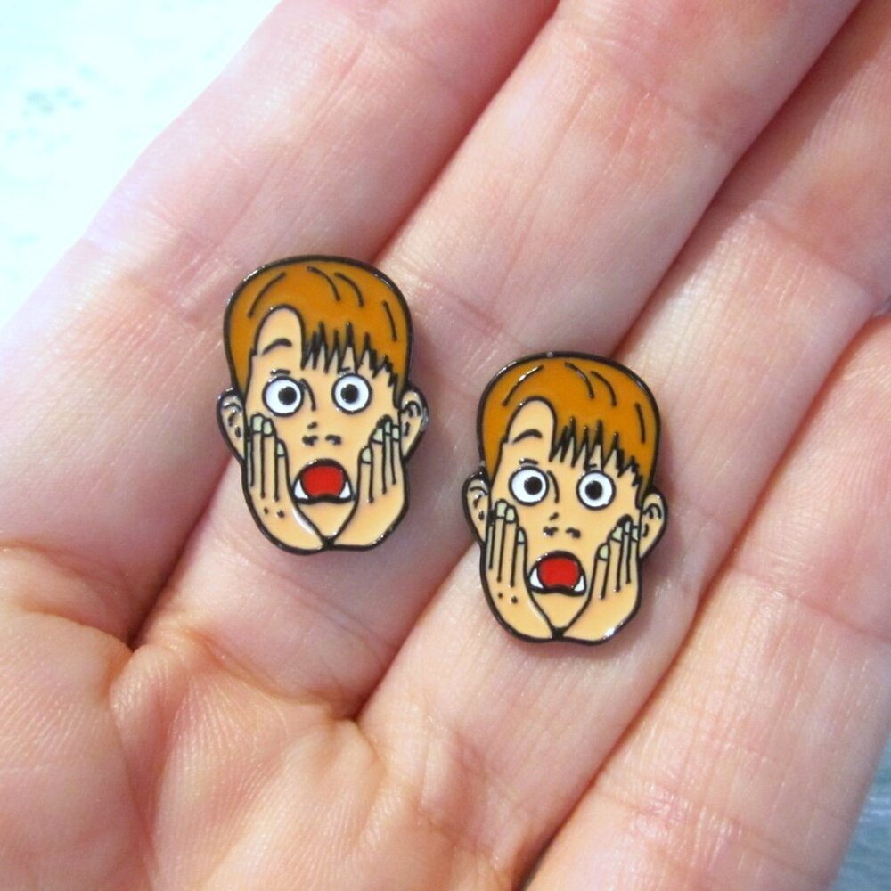 Kevin Earrings Home Alone~Hypoallergenic